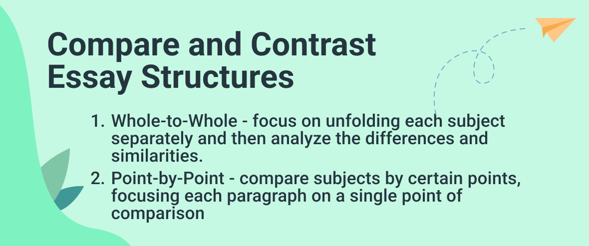 compare contrast structure