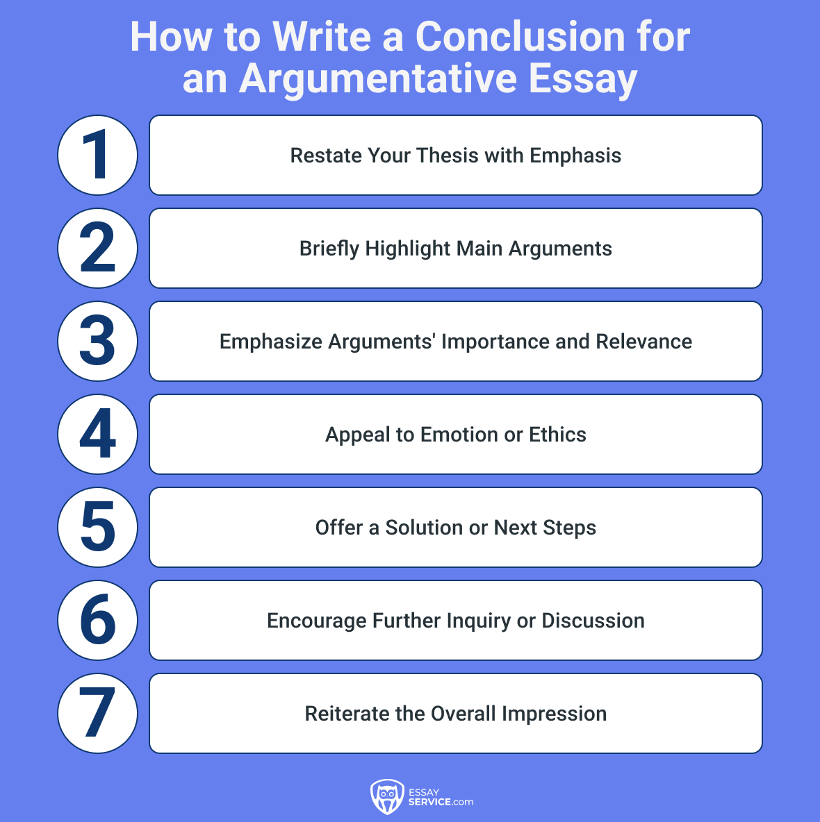 How to Write a Conclusion for an Argumentative Essay