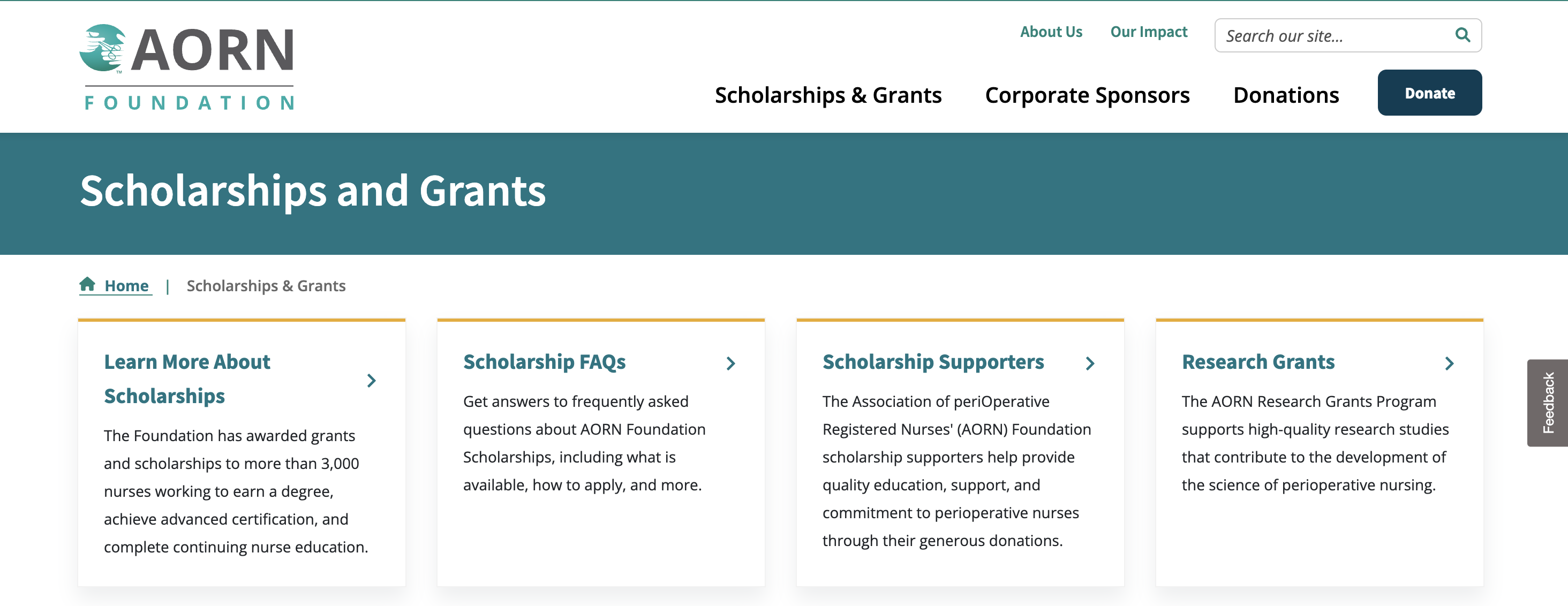 Association of Perioperative Registered Nurses Foundation (AORN) Scholarship