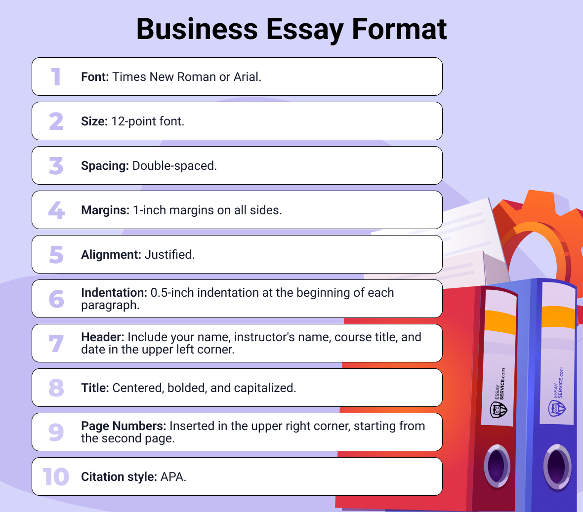 Business Paper Format